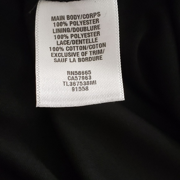 Leith Mock Neck Lace Minidress - Picture 6 of 7